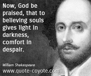William Shakespeare quote: Here will be an old abusing of God's
